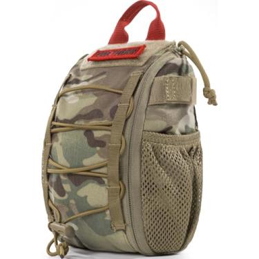Imagem de OneTigris IFAK Pouch - Large IFAK Molle Pouch Empty Tactical First Aid Bags Only Medical Trauma Kit Bag EMT Pouch MED Waist Bag with D-Ring Hook, Multicam