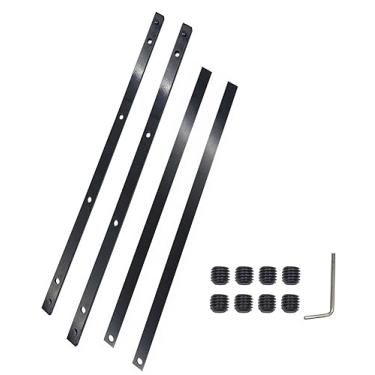 Imagem de Kit de conector de trilho guia P-20177 serve para cortes longos de serra Makita, cabe DeWalt em trilhos de guia integrados em T para corte seguro, compatível com peças de trilho de cortina Festool (4