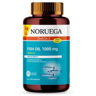 Imagem de Omega 3 240 capsulas 1000 mg  Noruega - Sidnei Oliveira