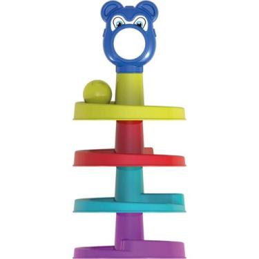 Imagem de Brinquedo Educativo Escorrega BALL com 4 Voltas - Kendy Brinquedos