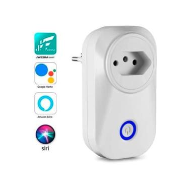 Imagem de Tomada 10a Casa Inteligente Wifi Smart Plug Wi-Fi Tomada Inteligente -
