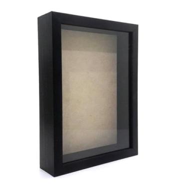 Imagem de Moldura Porta Retratos Caixa alta A5 15x21 Decoração(Preto)