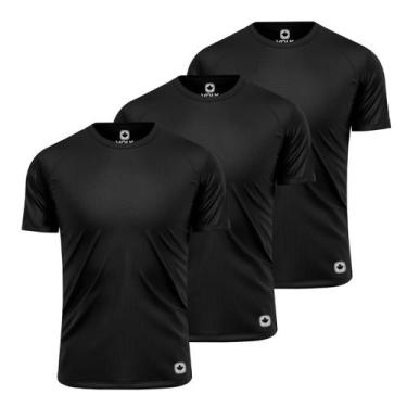 Imagem de Kit 3 Camisa Térmica Masculina DryFit Proteção Segunda Pele - Volk, Pr