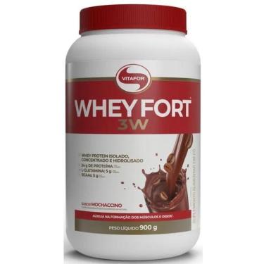 Imagem de Whey Fort Vitafor Proteína Concentrada para Ganho de Massa e Recuperação Muscular Rápida-Unissex