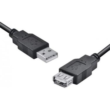 Imagem de Cabo usb a macho x usb a femea 2.0 - 5m extensor - uamaf-5 - Vinik