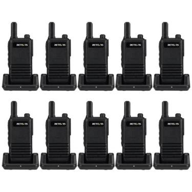 Imagem de Walkie Talkies Retevis RB47 à prova d'água RT22, pacote com 10 adultos