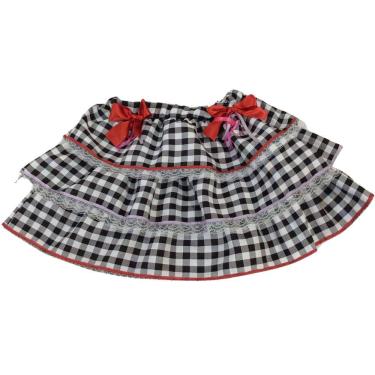 Imagem de Saia rodada babadinhos infantil Festa Junina Kou Kla