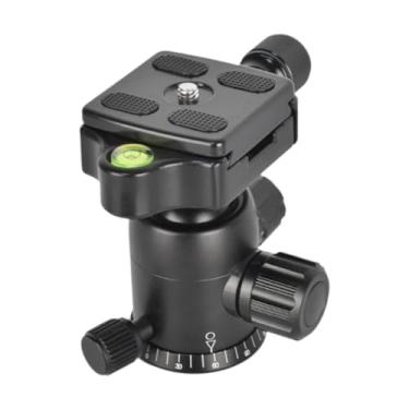 Imagem de FVDPWYE Tripé Universal com Cabeça Esférica CNC, Acessório de Alumínio com Panorâmica de 360° E Liberação Rápida para Câmera SLR DSLR Profissional Multiuso