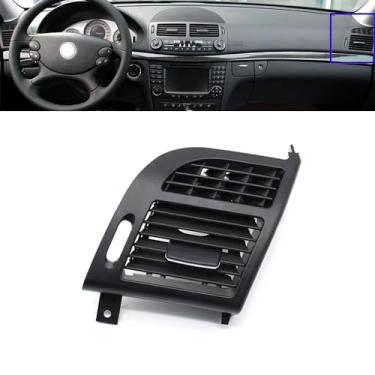 Imagem de Goodithy Compatível Com Mercedes Benz Classe E W211, Tampa Da Saída De Ar Dianteira Direita, Acabamento Do Painel Grade Condicionado Interno, Substituição 2003, 2004, 2005, 2006, 2007, 2008 (Preto,