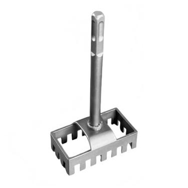 Imagem de Dualoai Soquete cortador de furo quadrado, encaixe 86, ferramenta de entalhe, furador quadrado rápido e resistente para reforma de casa e parede, Alça Quadrada