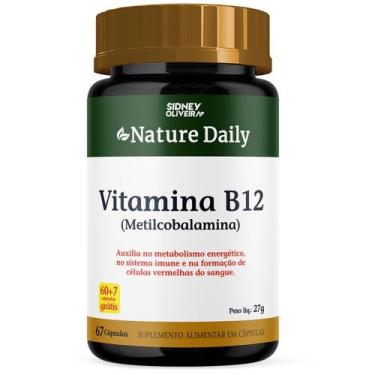 Imagem de Vitamina B12 60 capsulas - Sidney Oliveira