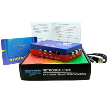 Imagem de RETROSCALER 2X CONVERSOR AV, SUPER VIDEO, VIDEO COMPONENTE PARA HDMI