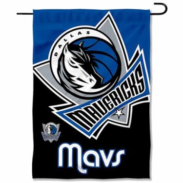 Imagem de WinCraft Bandeira de jardim dupla face Dallas Mavericks