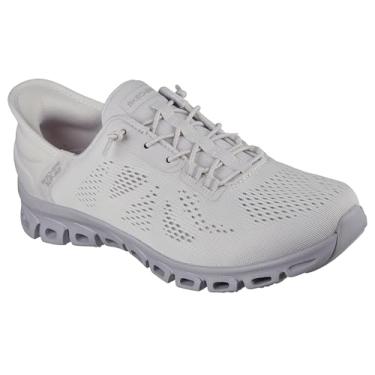 Imagem de Skechers Tênis feminino sem cadarço Glide-Step-Amore Hands Free, Lavanda = lavanda, 12 Wide