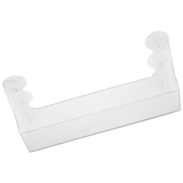 Imagem de HEMOTON Prateleira De Refrigerador Com Ventosas De Acrílico Suporte Transparente Para Bebidas Organizador De 5 Garrafas 33 4 X 14 5 X 7 5 Cm