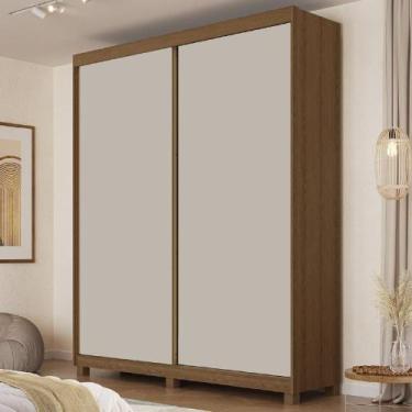 Imagem de Guarda Roupa Casal 02 Portas Deslizantes Abrolhos Rimo - Móveis Rimo, 