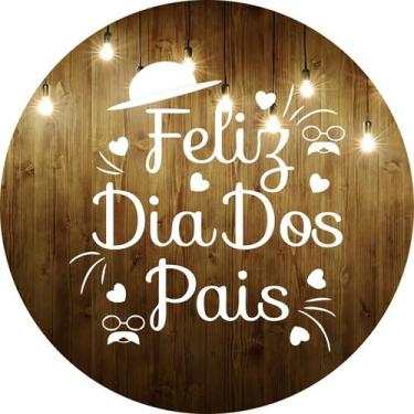 Imagem de Painel Festa Redondo C/ Elástico 1,50m Dia Dos Pais - Fadrix, PAI058