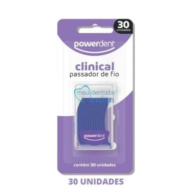 Imagem de Passador de Fio Dental  30 unidades + Estojo  Powerdent