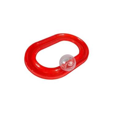 Imagem de Pista + Globo Hamster Gp Jel Plast 6 Partes - Vermelho