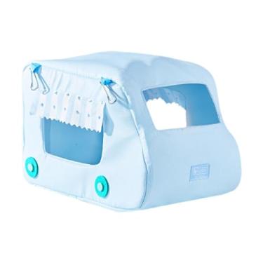 Imagem de Dualoai Casa Suspensa para de Pássaros, Tenda para, Esconderijo, Resfriamento Confortável, Formato de ônibus, Uso, Cama para Pássaros, Verão, P