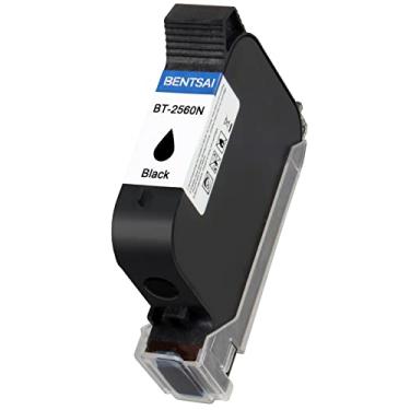 Imagem de BENTSAI Cartucho De Tinta Preto À Base Água Bt-2560N, Cabeçote Impressão 0,5" Para Impressora Jato Portátil Bt-Hh6105B2 Bt-Hh6105B3 Em Superfícies Porosas Absorventes, 1 Pacote