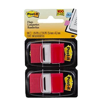 Imagem de Post-it Marcador Flags vermelho 100 Folhas 3M