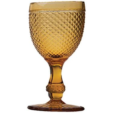 Imagem de CJ 6 TAÇAS DE VIDRO P/LICOR BICO DE JACA ÂMBAR 35ml