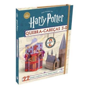 Imagem de Harry Potter - Livro Com Quebra-Cabeça 3D