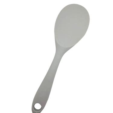 Imagem de Colher De Arroz Gohan Em Silicone Para Cozinha 22cm Cinza