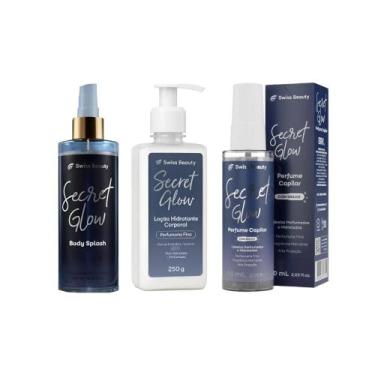 Imagem de Kit Body Splash Perfume Capilar Loção Desire Passion Secret - Belkit, 