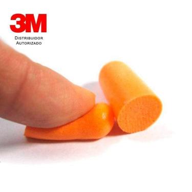 Imagem de Protetor Auricular 3M Espuma Ouvidos Abafador 10 Pares Cor