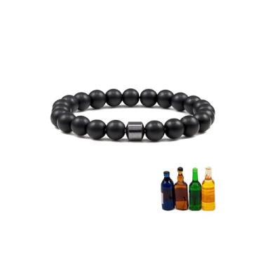 Imagem de Decixde Pulseira Glame antiálcool para homens e mulheres para parar de beber álcool pulseiras de alívio de estresse para homens e mulheres, Medium, Pedra, Sem Pedra Preciosa