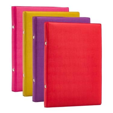 Imagem de 4 Albuns De Fotos Couro Formatura Festa 15X21/40 Lindo Color