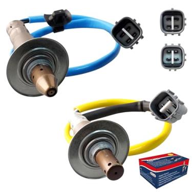 Imagem de DrCax 2 peças 234-9138 234-4513 sensor de oxigênio O2 upstream downstream conjunto proporção de combustível de ar aquecido compatível com Subaru XV Crosstrek Forester Impreza 2.0L 2.5L H4 Substituir