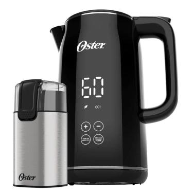 Imagem de Kit Chaleira Digital 1,7L e Moedor de Café Elétrico Oster