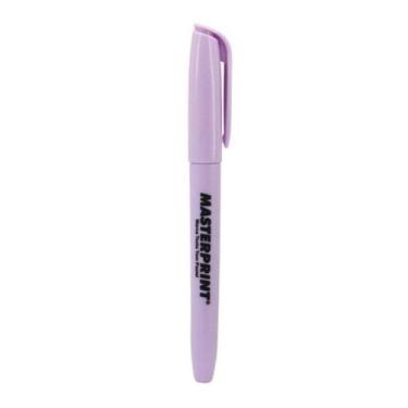 Imagem de 1 Uni Marca Texto Escolar Masterprint em Tons Pasteis, lilas pastel
