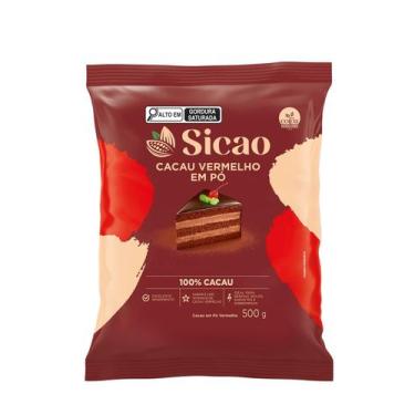 Imagem de Cacau Em Po Vermelho 100 Cacau 500g Sicao
