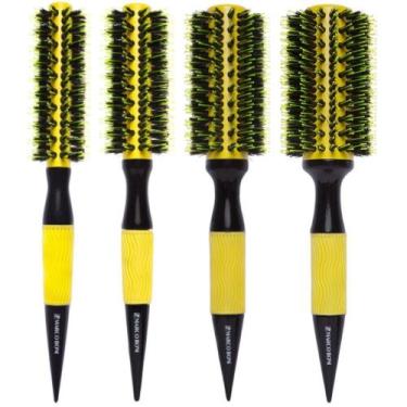Imagem de 4UN Escova Thermal Ceramica Yellow 35/47/57/70MM Marco Boni