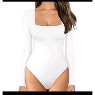 Imagem de Body  feminino decote quadradinho  casual suplex - FREITAS MODAS, Bran