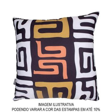 Imagem de Almofada Decorativa- Capa  Afrika1- Acra 45 x 45 cm - Okkahome Decora