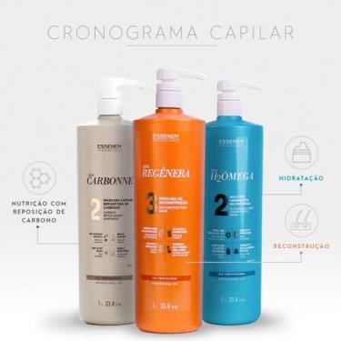 Imagem de Kit cronograma capilar profissional essendy (3 produtos)