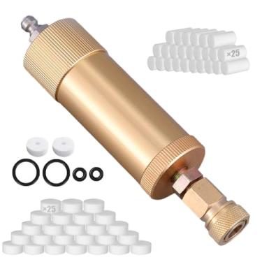 Imagem de Filtro de ar PCP de alta pressão separador de óleo-água, separador de umidade em linha 40MPa/5800Psi com conexão rápida de 8 mm, kit completo com 25 filtros, anéis de vedação e juntas para bomba de