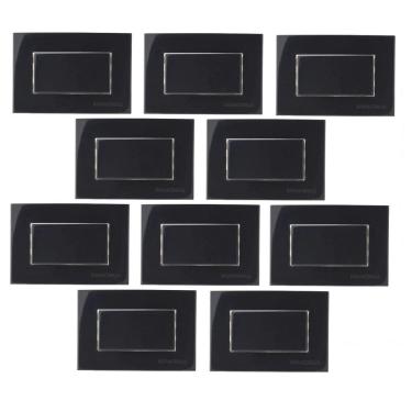 Imagem de 10 Pç Interruptor Simples P/moveis Margirius Preto 10a 250