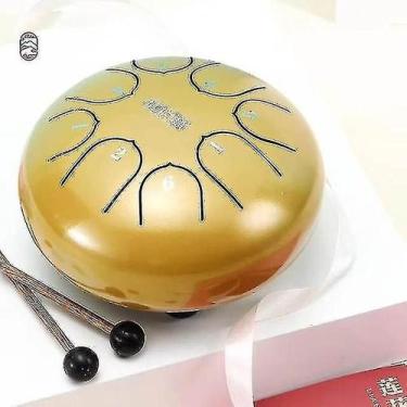 Imagem de Kits de bateria tambor de língua de aço 6 polegadas 8 tons handpan tam