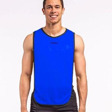 Imagem de Colete Esportivo Poker Liso Dry Slim Multicores Ref. 04407, UNICO, Azu