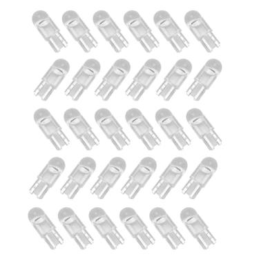 Imagem de NOTISH Pacote com 30 lâmpadas LED 194 6000K, 168 2825 W5W T10 Wedge COB lâmpadas, 0,36W 12V portas cortesia placa de licença lâmpadas interiores para carros (azul)