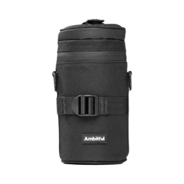 Imagem de Bolsa Grande Para Lentes De Câmera Com Cordão Para Lentes DSLR Canon S