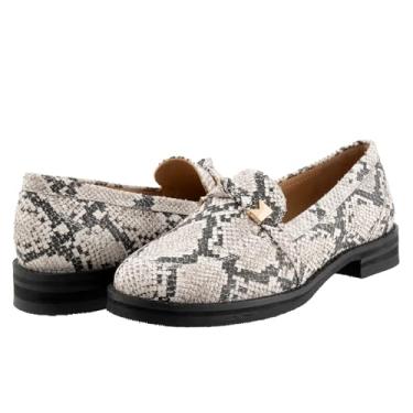 Imagem de Trotters Mocassim feminino feminino, Cobra preta/branca, 11 Wide