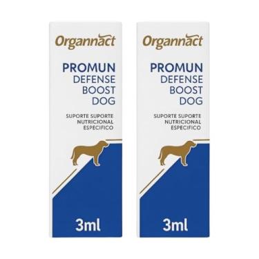 Imagem de Kit 2 Suplemento Cães Promun Defense Boost Dog 3ml Probiótico Omega 3 Suporte Nutricional