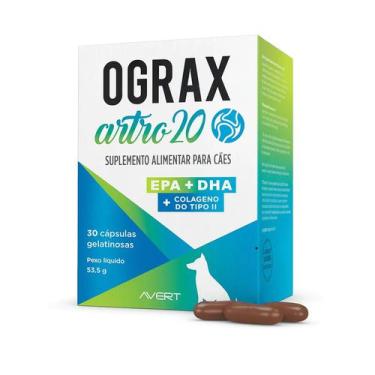 Imagem de Ograx Artro 20  Suplemento Articular para Cães  30 Cápsulas Gelatinosa